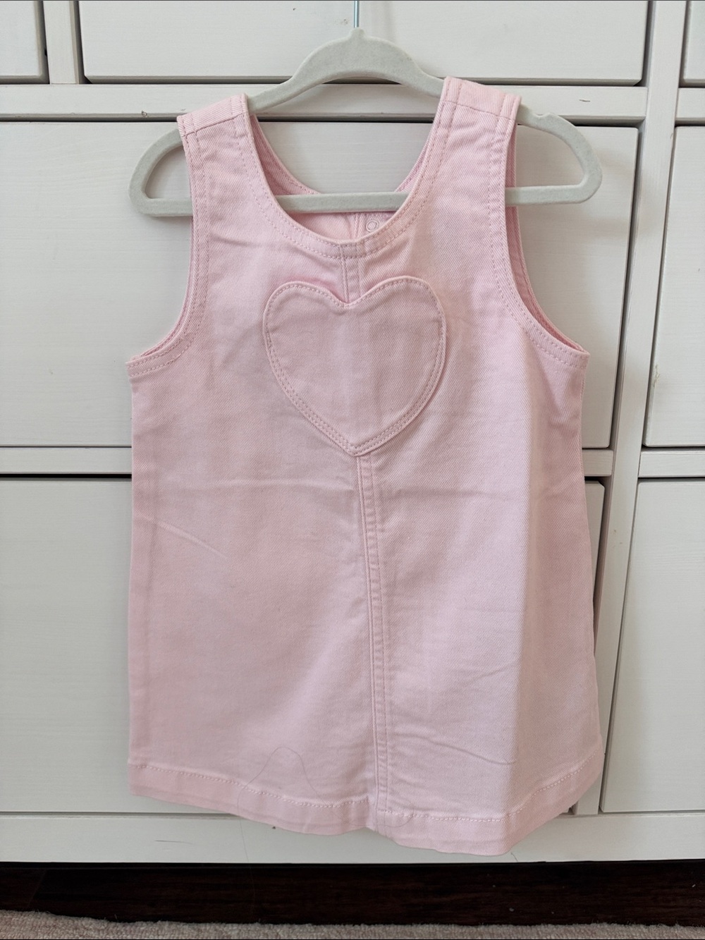 GAP Light Pink Heart Tank Dress for Girls